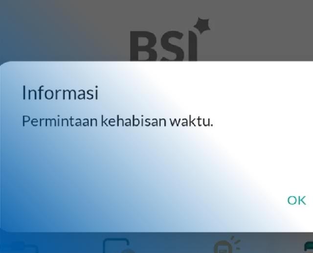 BSI Mobile Permintaan Tidak Dapat Diproses 100